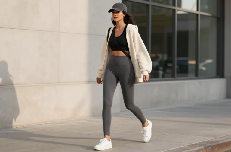 12 Grey Leggings Outfits That Look Effortlessly Chic