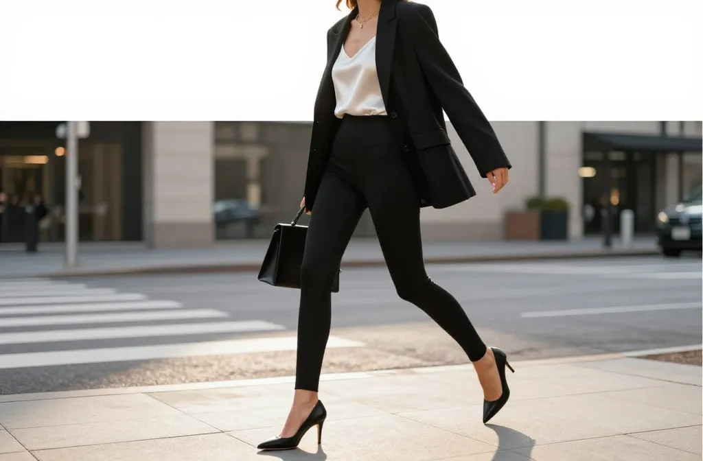 11 Leggings and Heels Outfits That Look Crazy Expensive