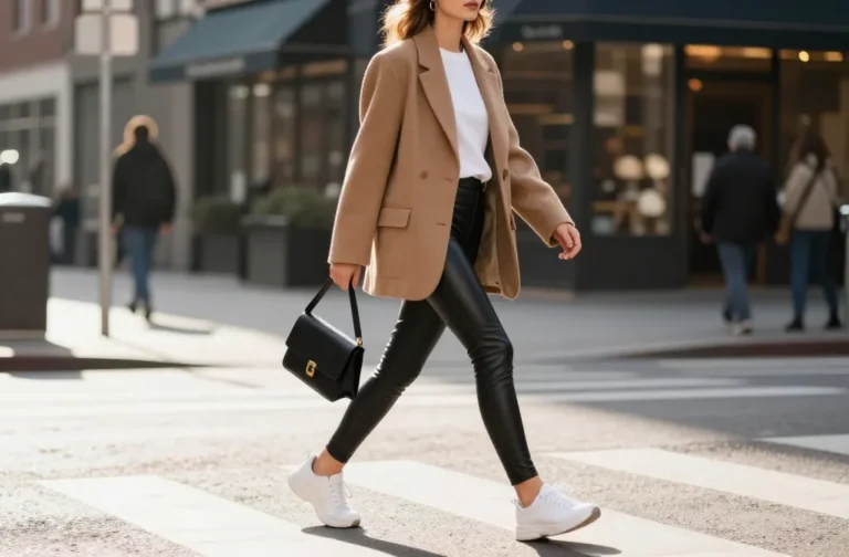 15 Leather Leggings Looks That Go From Coffee to Cocktails