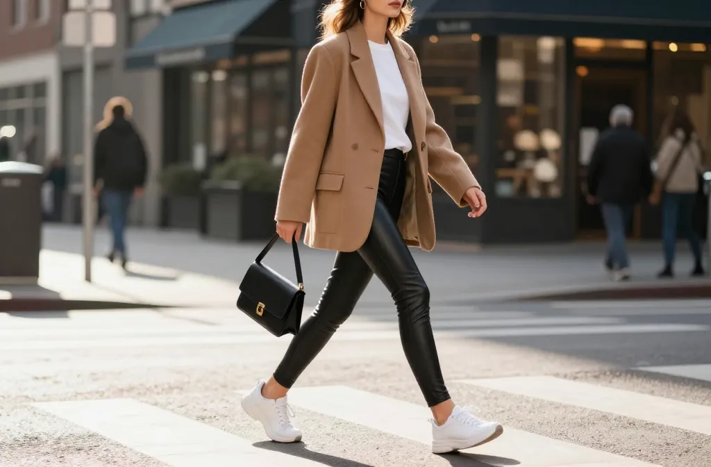 15 Leather Leggings Looks That Go From Coffee to Cocktails