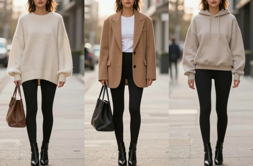 15 Outfits with Black Leggings You’Ll Actually Wear
