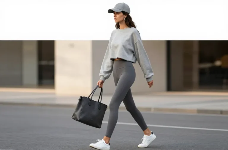 11 Grey Leggings Outfit Ideas That Look Instantly Luxe
