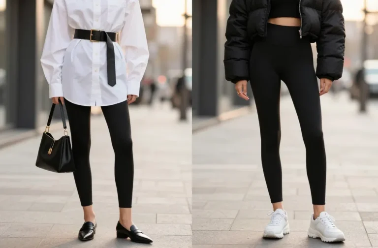 14 What to Wear with Black Leggings That Look Luxe