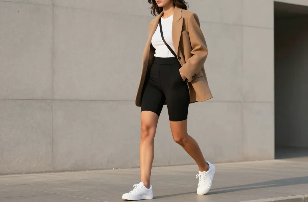 10 Short Leggings Outfits That Nail Effortless Style