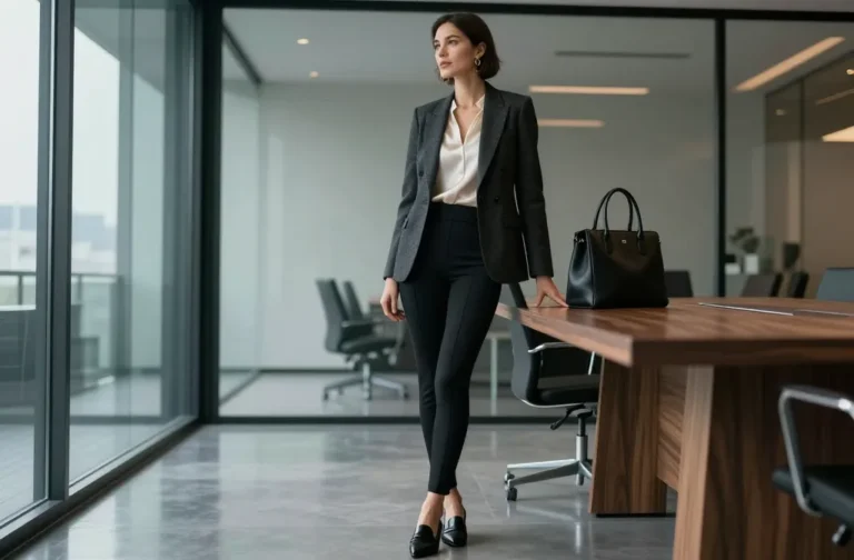 11 Leggings Work Outfit Ideas That Look Boardroom Ready