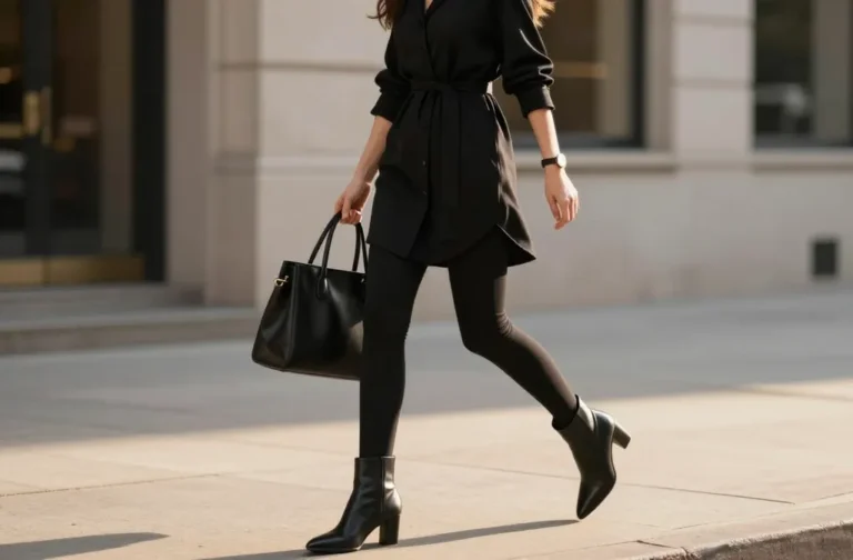 12 Dress with Leggings Outfits That Look Effortless