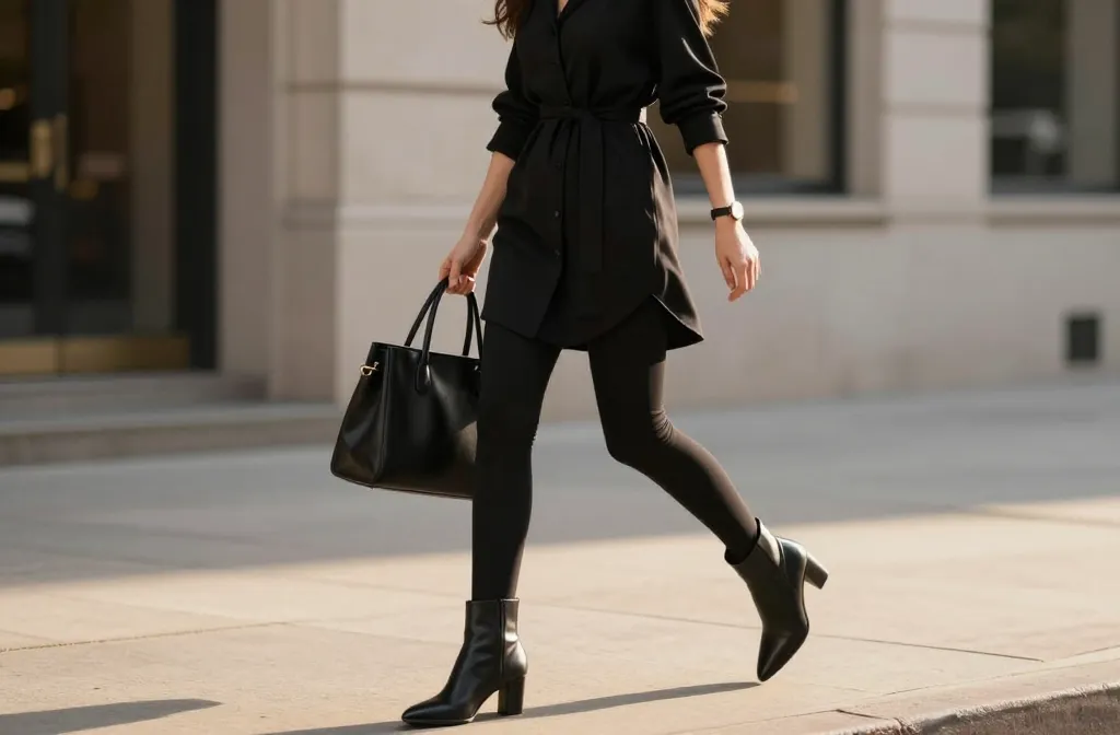 12 Dress with Leggings Outfits That Look Effortless