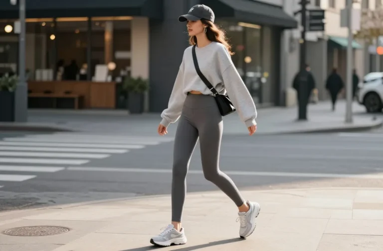 13 What to Wear with Grey Leggings That Turn Heads