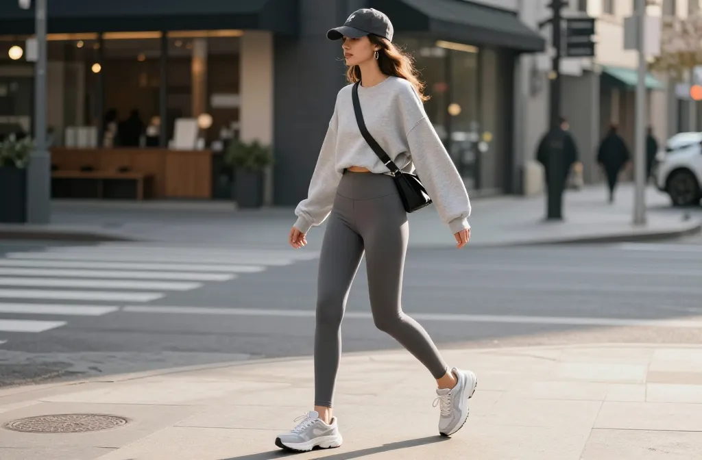 13 What to Wear with Grey Leggings That Turn Heads