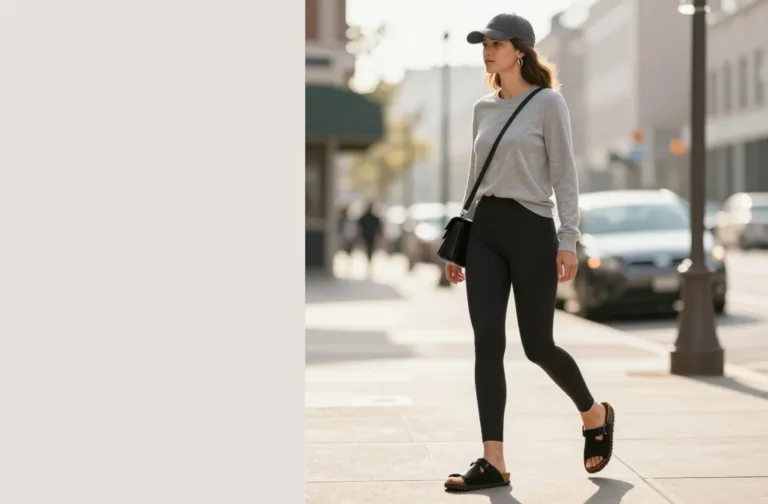 10 Leggings and Birkenstocks Outfit Ideas You’Ll Live in