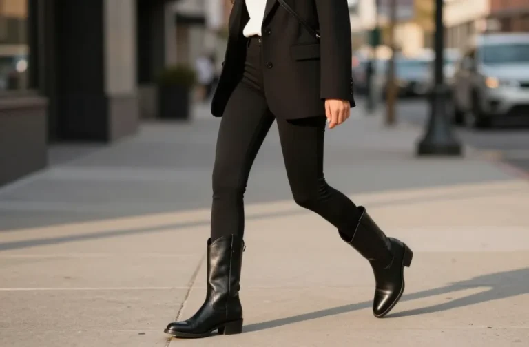 10 Leggings and Cowboy Boots Outfits You’Ll Love