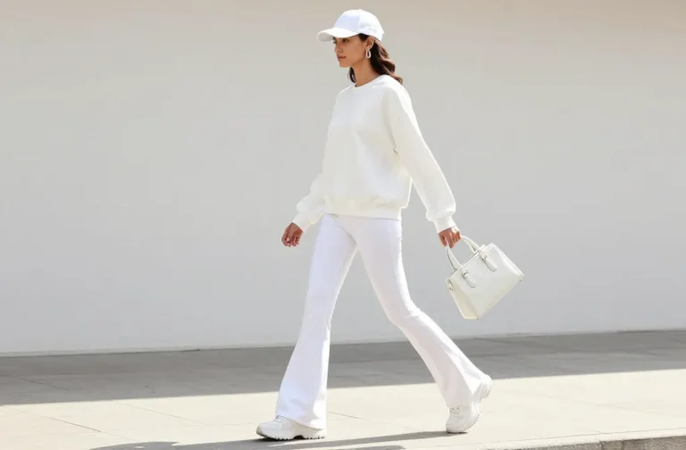 11 White Flared Leggings Outfit Ideas You’Ll Wear on Repeat