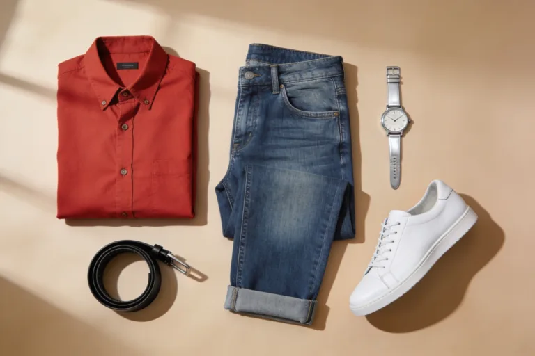 Viral Guide 10 Effortless Red Shirt + Blue Jeans Combinations for Busy Mornings