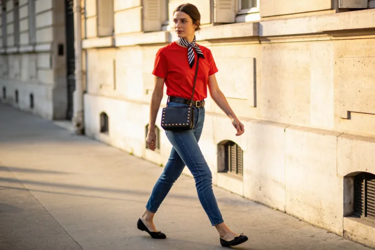 15 Ways to Style a Red Shirt with Blue Jeans and Look Chic Today