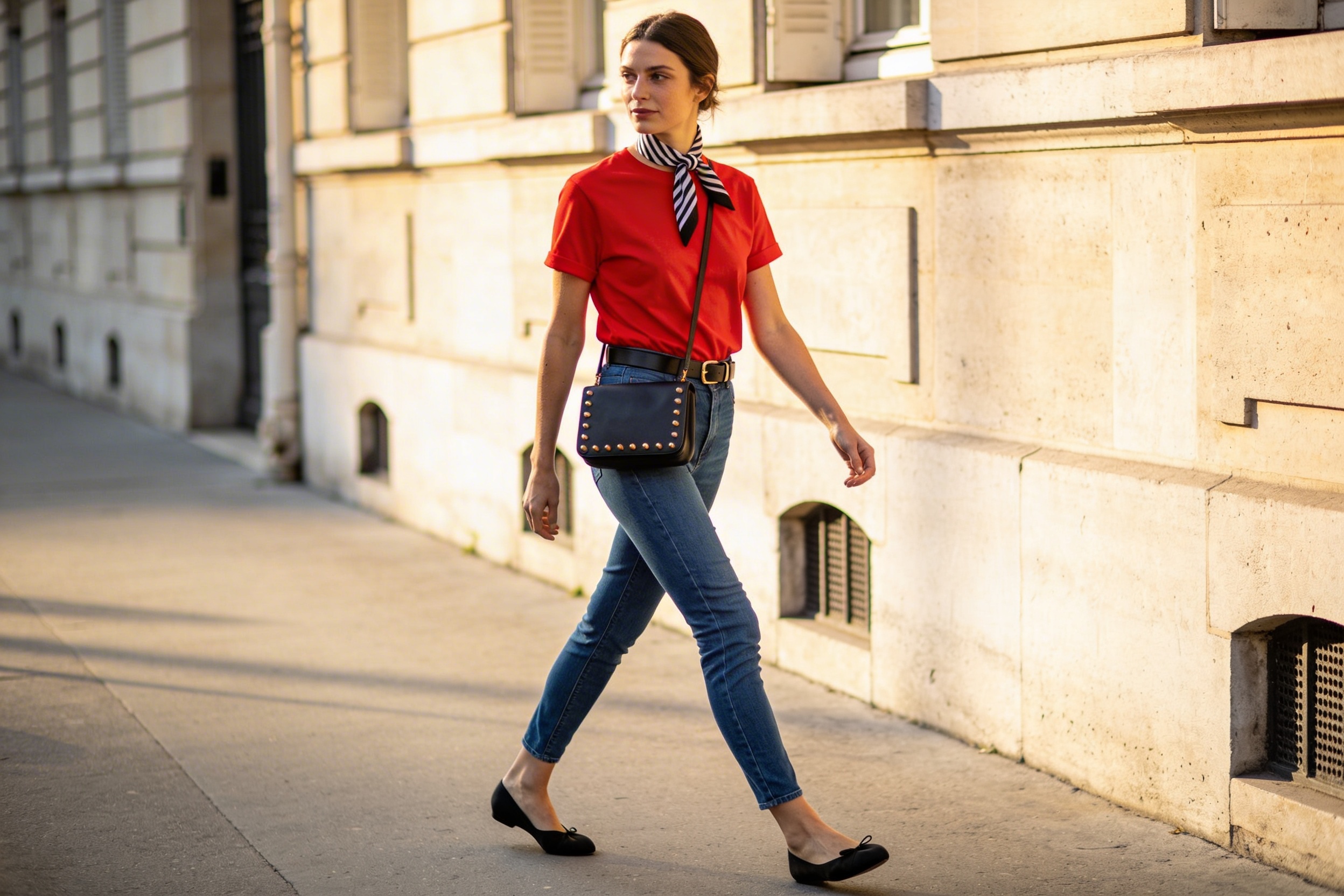 15 Ways to Style a Red Shirt with Blue Jeans and Look Chic Today