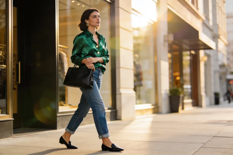 12 Affordable Green Top Blue Jeans Outfits for Women That Look Expensive Secrets