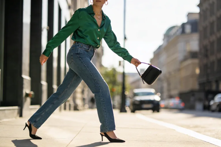Viral Guide: 13 Green Top Blue Jeans Outfits That Turn Heads