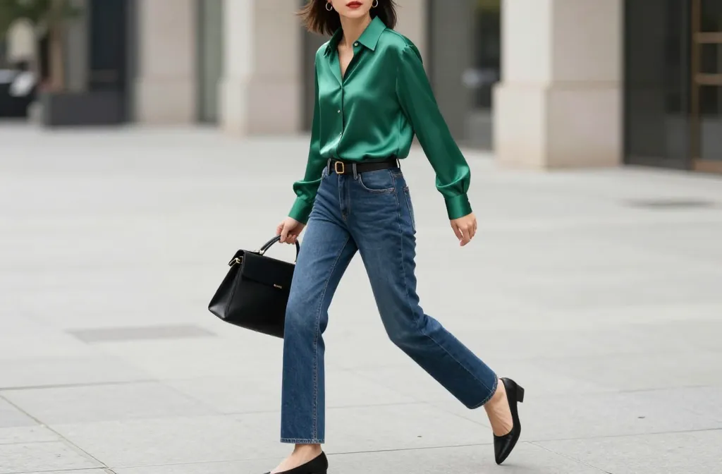 Viral Guide: 10 Green Top Blue Jeans Outfits That Look Way More Expensive