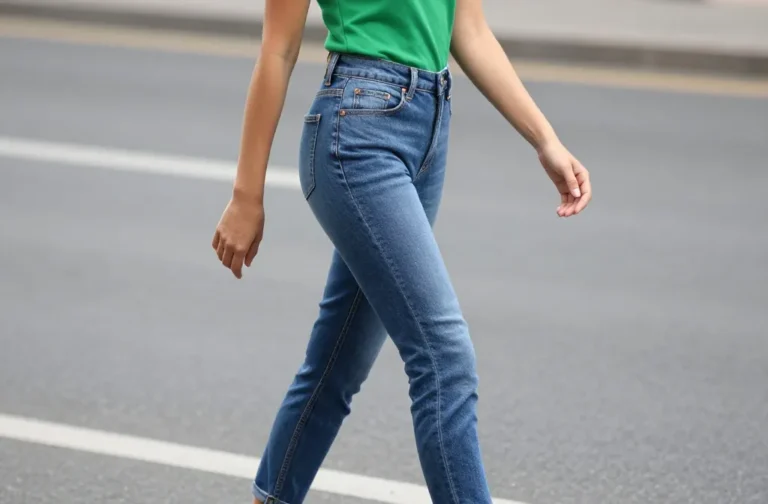 Viral Style: 10 Green Top Blue Jeans Outfits That Work When You’Re in a Rush
