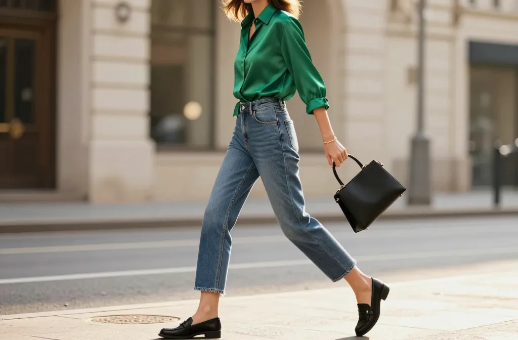 Viral 14 Green Top + Blue Jeans Ideas That Instantly Boost Confidence