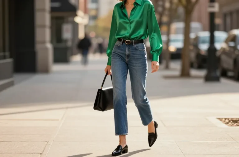 Viral 12 Green Top + Blue Jeans Looks That Fix Boring Outfits Fast