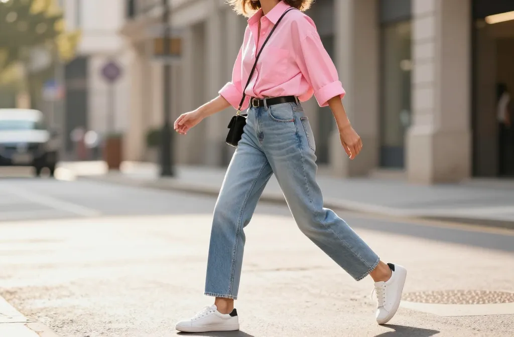 Steal-Worthy 15 Stylish Pink Top & Denim Looks You Can Copy Instantly