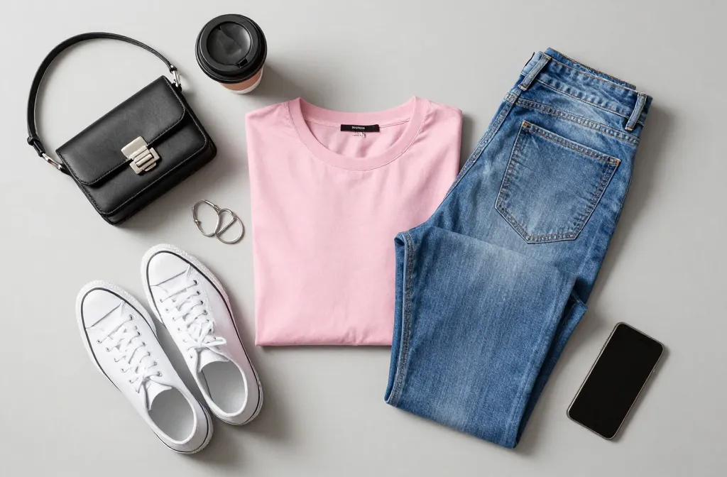 Viral Guide 10 Effortless Blue Jeans Pink Top Outfits for Busy Mornings