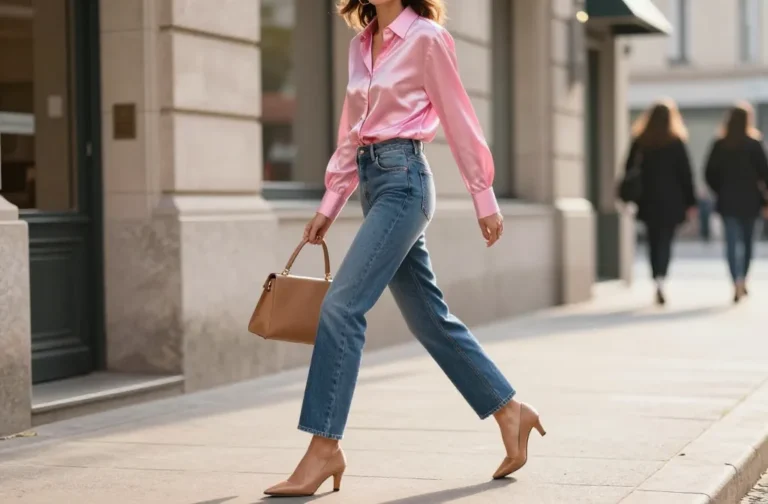 Viral Guide: 13 Pink Top and Blue Jeans Outfit Ideas That Look Expensive