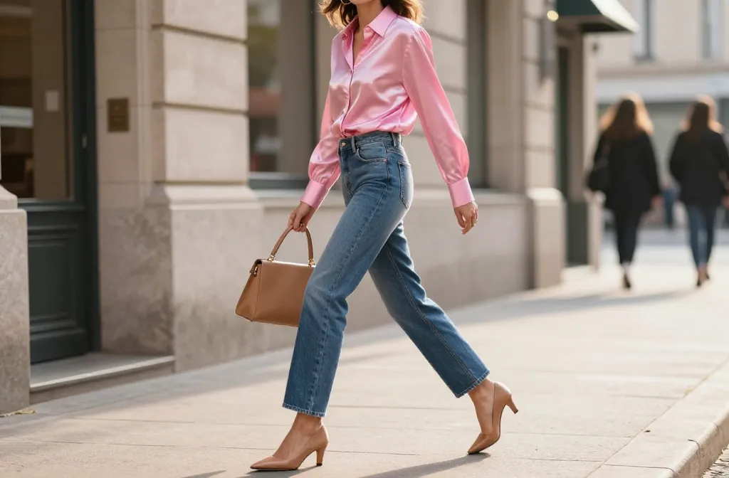 Viral Guide: 13 Pink Top and Blue Jeans Outfit Ideas That Look Expensive