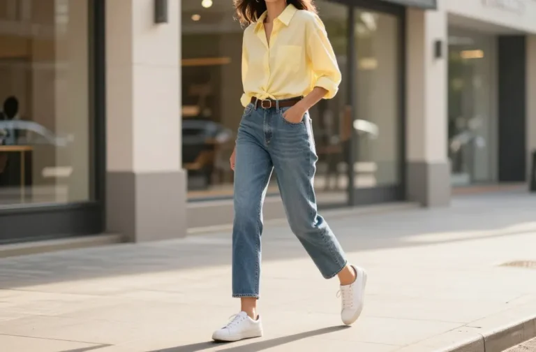Viral 12 Easy-to-Copy Yellow Shirt and Jeans Outfit Ideas for Busy Mornings