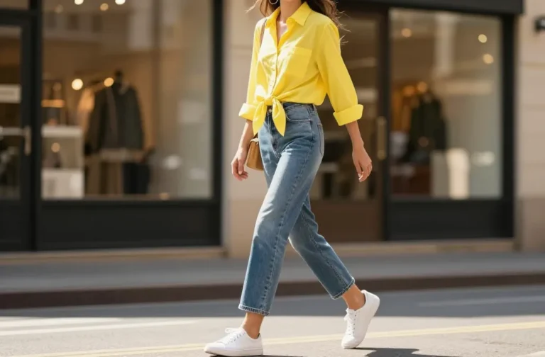 Steal These 15 Yellow Shirt and Jeans Outfit Ideas for a Bright, Confident Look