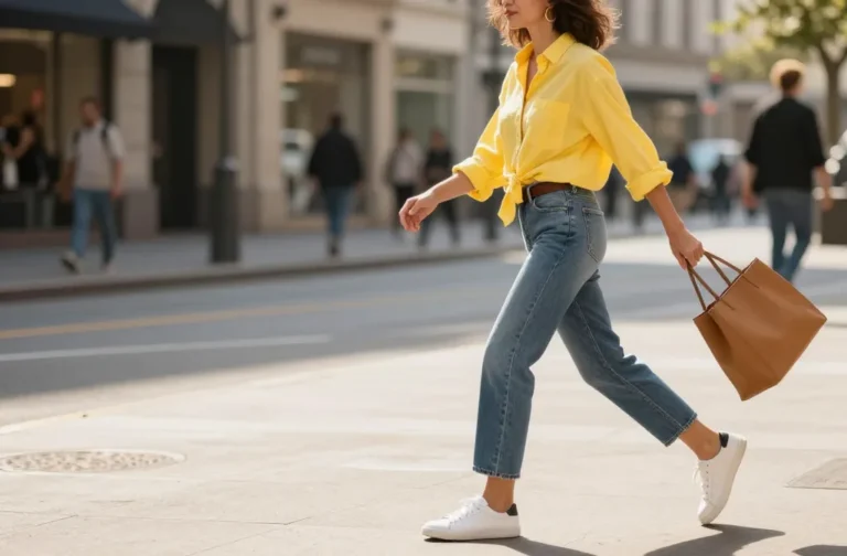 12 Easy Yellow Shirt and Jeans Outfit Ideas for Everyday Confidence Now