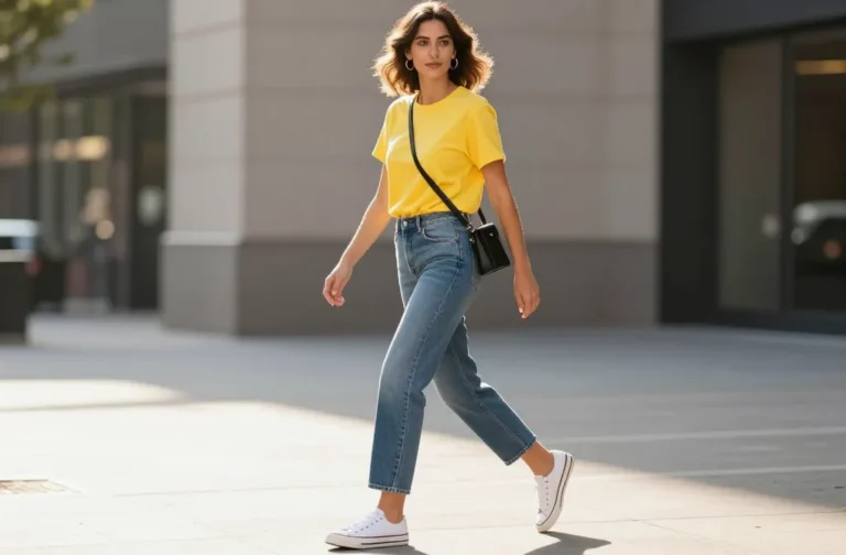 Steal Their Look: 13 Cute Yellow Shirt and Jeans Outfit Ideas for Everyday Wear