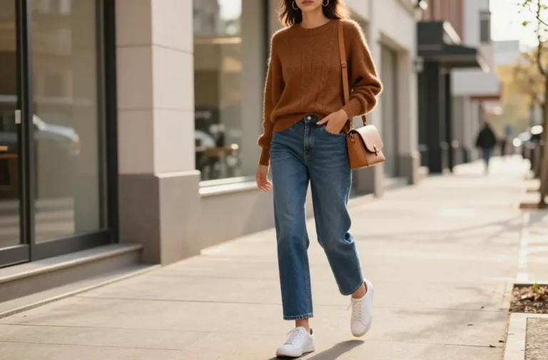 Viral 12 Brown Top Outfit Ideas That Fix “Nothing to Wear” Days