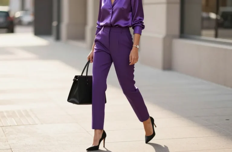 13 Chic Ways to Wear a Purple Top with Confidence Now
