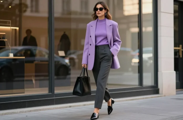 Viral 14 Purple Top Outfits That Solve Your Last-Minute Outfit Crisis