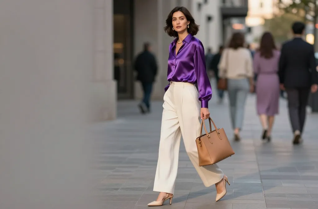 Viral Guide: 12 Ways to Style a Purple Top Without Clashing Colors
