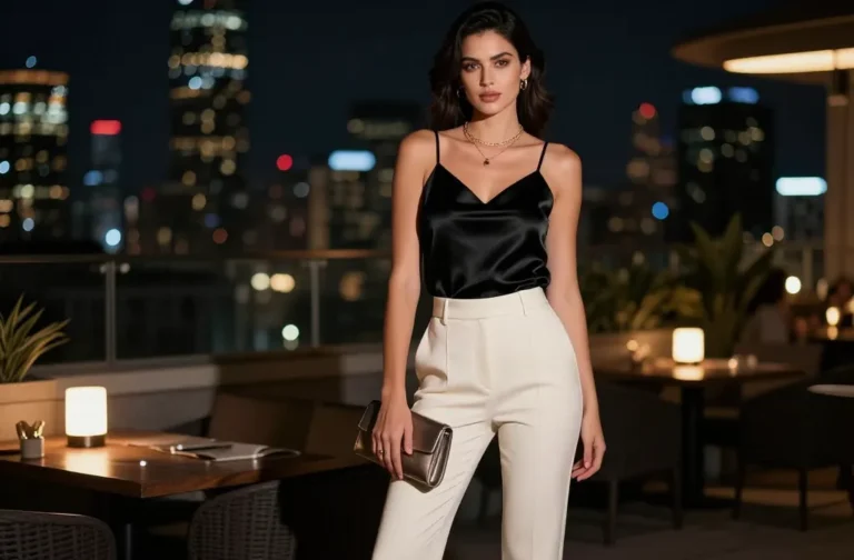 Steal His Gaze with 15 Black Top Outfits for Date Night