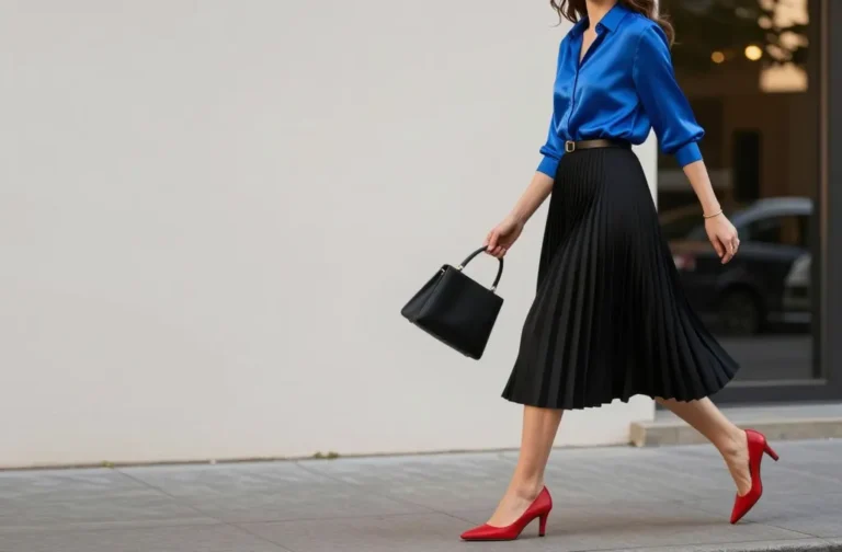Steal These 12 Ways to Dress Up a Blue Top for Day to Night Looks
