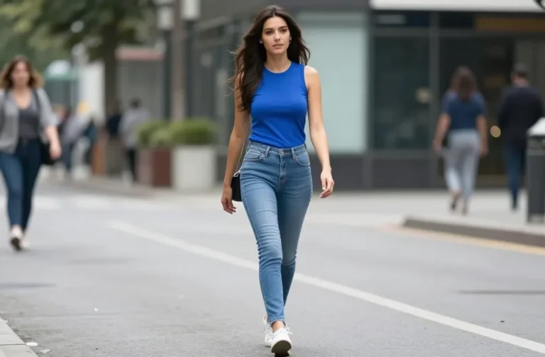 Steal These 10 Effortless Blue Top Outfits for Lazy Fashion Days