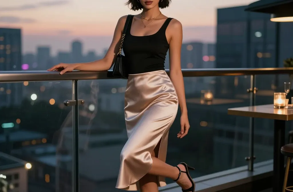 Turn Heads with 15 Ways How to Style a Tank Top for Date Night